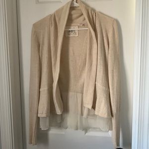 Anthro Angel Of The North Cardigan Sweater Size M
